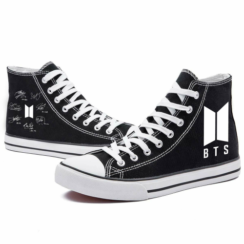 36 - BTS İmzalar Sneaker Siyah