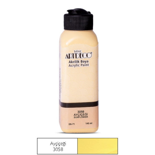 Artdeco Akrilik Boya 140 ML Ayçiçeği - 3058