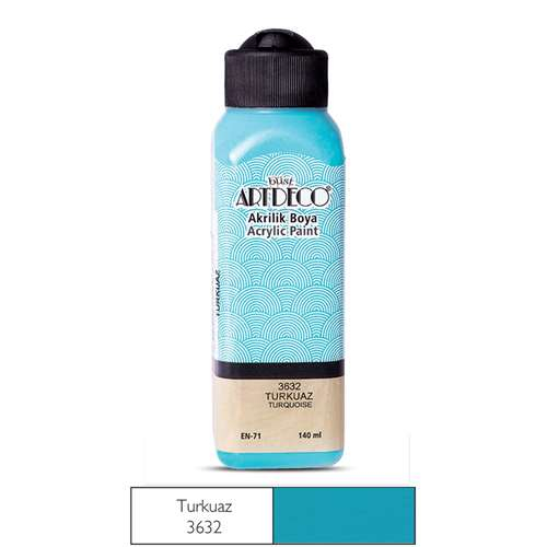 Artdeco Akrilik Boya 140 ML Turkuaz - 3632