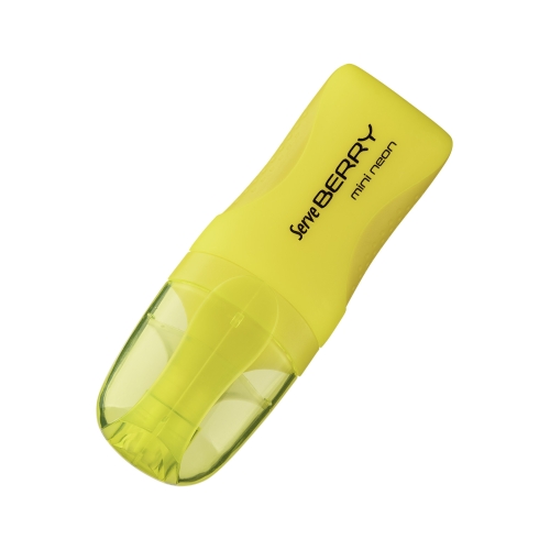 Serve Berry Mini Fosforlu İşaretleme Kalemi - Neon Sarı