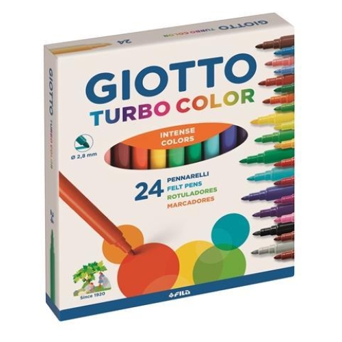 Giotto Turbo Keçeli Kalem 24 Renk