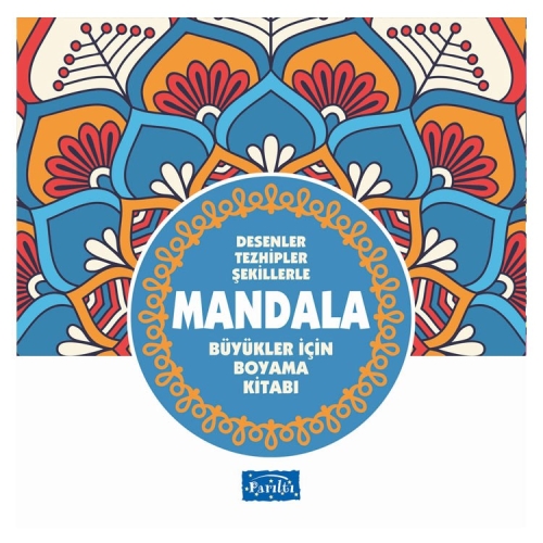 Desenler Mandala Boyama Kitabı Mavi Seri