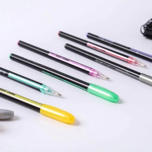 Metalik Neon 1.0mm 12li Jel Kalem Seti