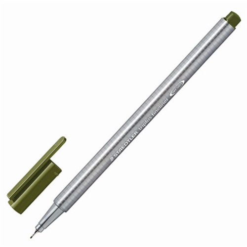 Staedtler Triplus Fineliner 0.3 mm Haki 334-57