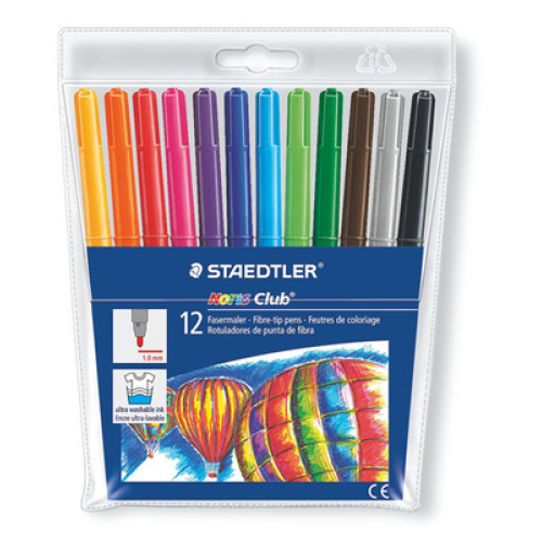 Staedtler Noris Club Keçeli Kalem 12 Renk