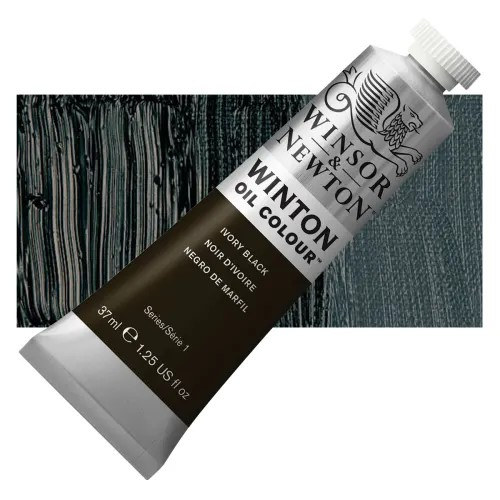 Winsor & Newton Winton Yağlı Boya 37 ml Ivory Black 24