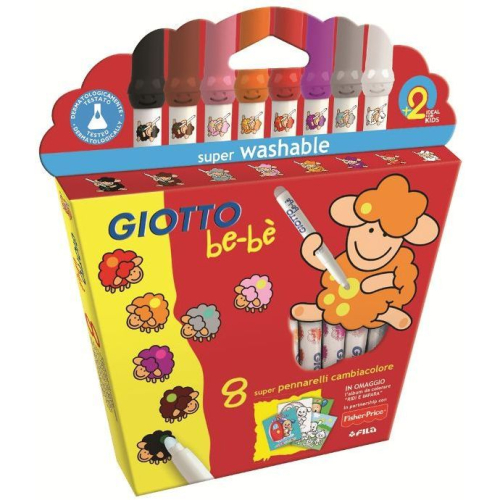 Giotto Be-Be Renk Değiştiren Boya Kalemi 8'li
