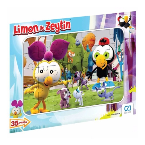 Limon ile Zeytin 35 Parça Frame Puzzle