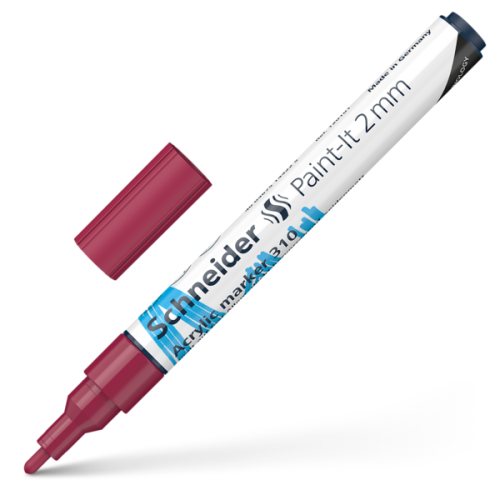 Schneider Paint-İt Akrilik Markör 2 mm - Bordo
