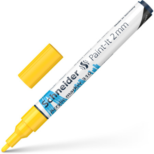 Schneider Paint-İt Akrilik Markör 2 mm - Sarı