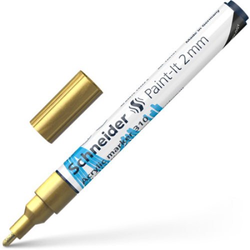 Schneider Paint-İt Akrilik Markör 2 mm - Altın