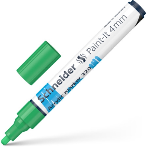 Schneider Paint-İt Akrilik Markör 4 mm - Yeşil
