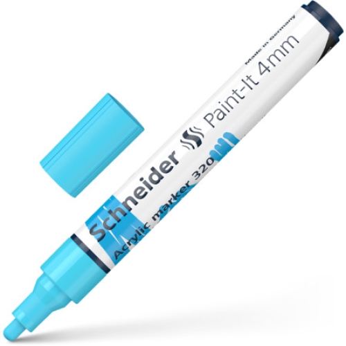 Schneider Paint-İt Akrilik Markör 4 mm - Pastel Mavi
