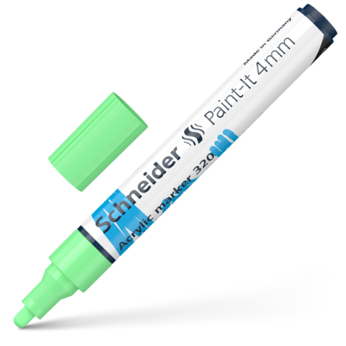 Schneider Paint-İt Akrilik Markör 4 mm - Pastel Yeşil