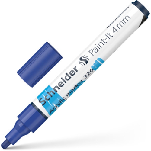 Schneider Paint-İt Akrilik Markör 4 mm - Mavi
