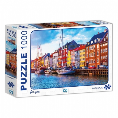 1000 Parça Puzzle Kopenhag - CA Games