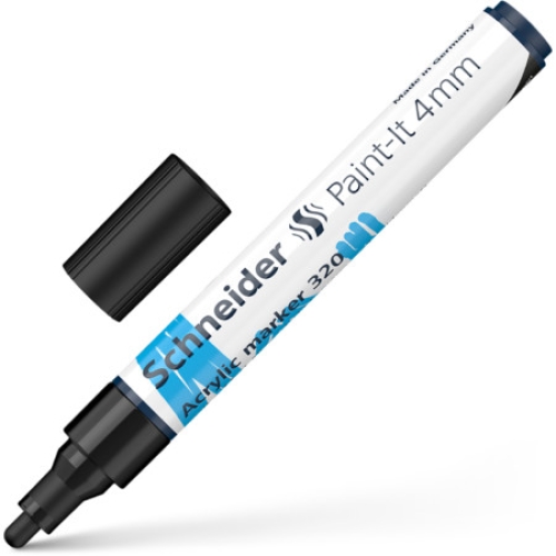 Schneider Paint-İt Akrilik Markör 4 mm - Siyah