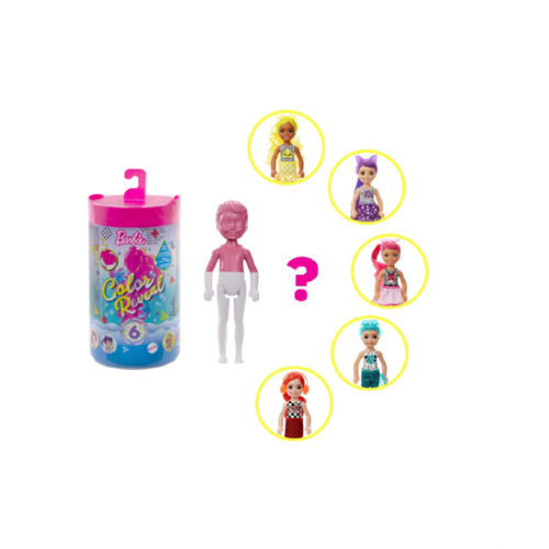 Barbie Color Reveal Renk Değiştiren Renk Bloklu Chelsea Bebekler Seri 2