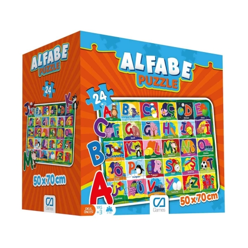 Alfabe 24 Parça 50x70 Puzzle CA Games