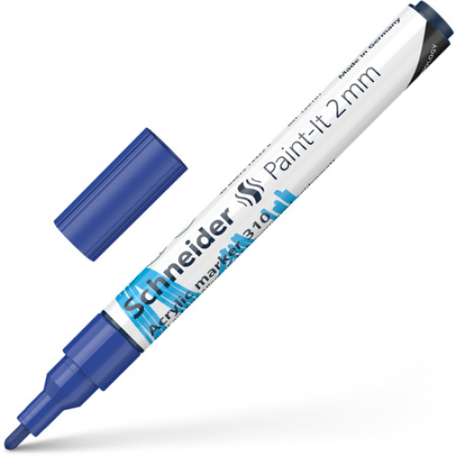 Schneider Paint-İt Akrilik Markör 2 mm - Mavi
