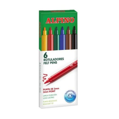 Alpino Keçeli Kalem 6'lı