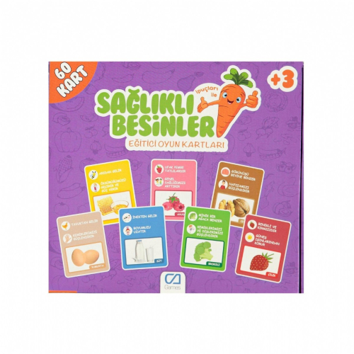 Sağlıklı Besinler Kart Oyunu CA Games