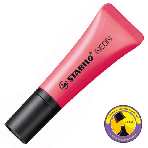 Stabilo Neon Fosforlu Kalem 72 - 56 Fuşya Pembe