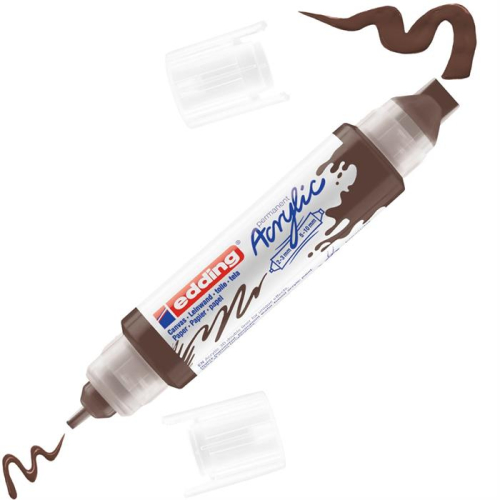 Edding Akrilik 3D Double Liner Çikolata Kahvesi