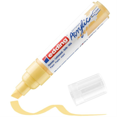 Edding Kalın Uçlu Akrilik Markör Pastel Sarı