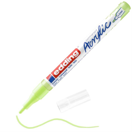 Edding İnce Uçlu Akrilik Markör Pastel Yeşil