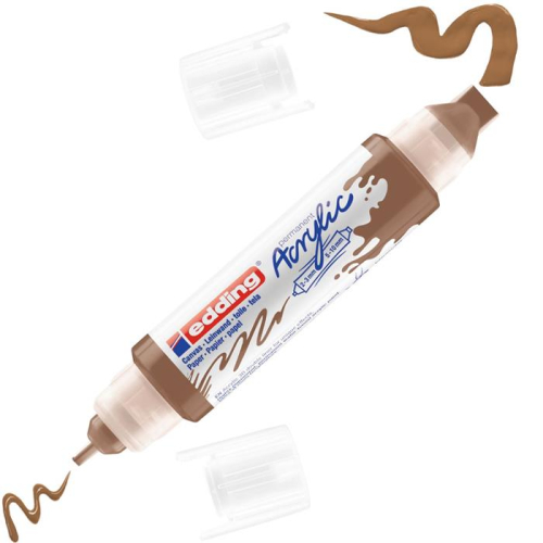 Edding Akrilik 3D Double Liner Fındık Kahvesi
