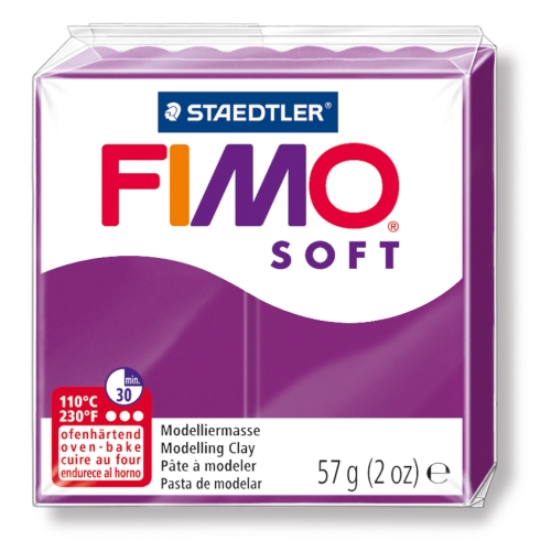 Fimo Soft 57 gr Modelleme Kili - 61 Purple