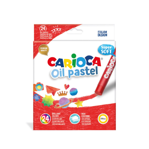 Carioca Yağlı Pastel Boya Kalemi 24'lü