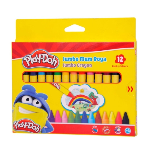 Play-Doh Jumbo Mum Boya Crayon 12li