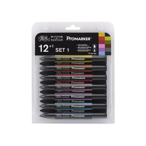 Winsor&Newton Promarker 13lü Özel Çizim Kalemi Seti