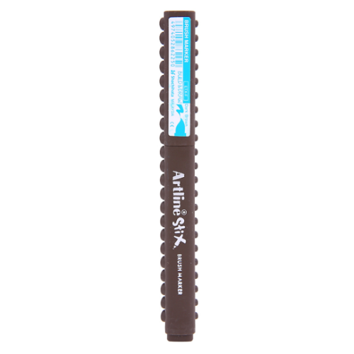 Artline Stix Brush Marker Kalem - Koyu Kahverengi
