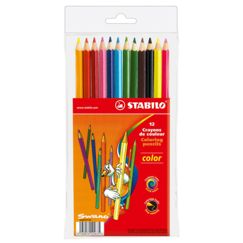 Stabilo Color 12 Renk Kuru Boya
