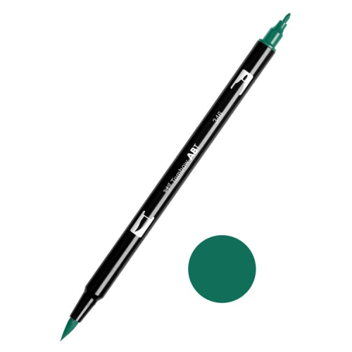 Tombow ABT Dual Brush Çift Uçlu Keçeli Kalem Sea Green - 346