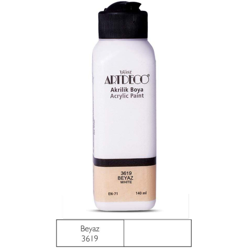 Artdeco Akrilik Boya 140ml 3619 Beyaz 