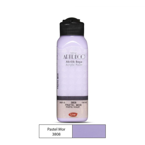 Artdeco Akrilik Boya 140ml 3808 Pastel Mor 