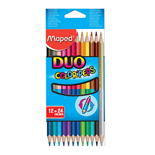 Color Peps Duo 12'li 24 Renk Boya Kalemi - Maped 