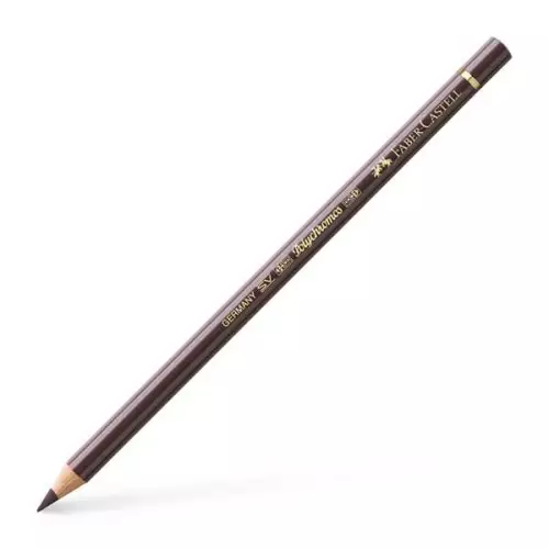 Faber Castell Polychromos Kuru Boya Kalemi Tekli - 177 Walnut Brown