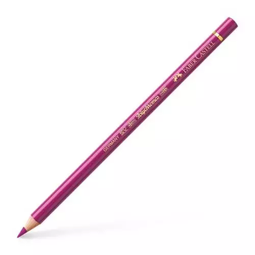 Faber Castell Polychromos Kuru Boya Kalemi Tekli - 125 Middle Purple Pink