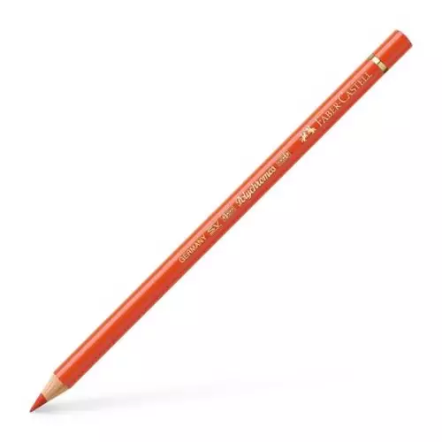 Faber Castell Polychromos Kuru Boya Kalemi Tekli - 115 Dark Cadmium Orange