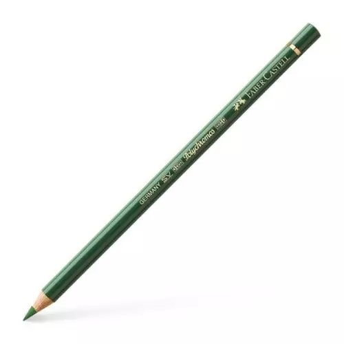 Faber Castell Polychromos Kuru Boya Kalemi Tekli - 167 Permanent Green Olive