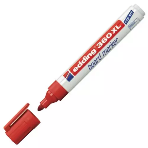 Edding 360 XL Doldurulabilir Beyaz Tahta Kalemi - Kırmızı