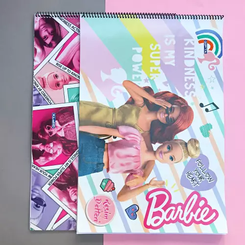 Barbie 35x50 cm 15 Yaprak Resim Defteri