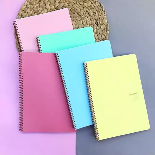 Keskin Color Pastel Note A4 PP Kapak Kareli Defter 80 Yp