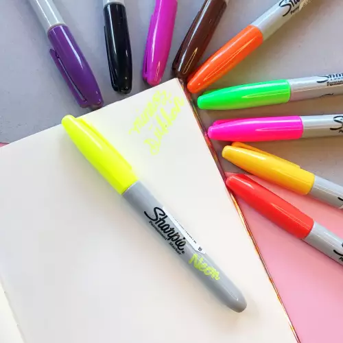 Sharpie Neon Renk Permanent Marker - Sarı