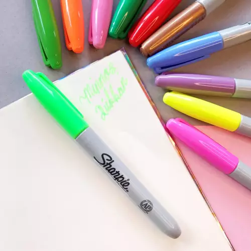 Sharpie Neon Renk Permanent Marker - Yeşil